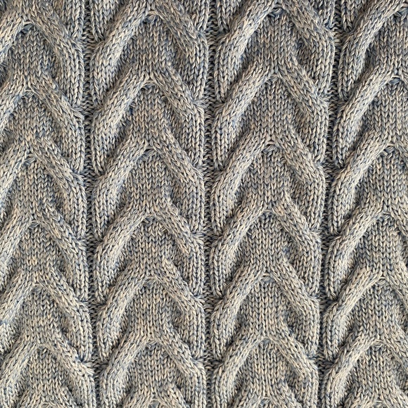 Boston Proper Cable Knit Cold Shoulder Sweater Size Extra Large - Picture 8 of 13